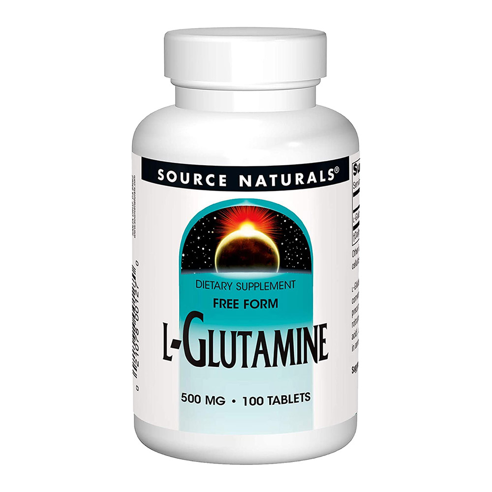 Source Naturals L Glutamine 100 Tablets 500 mg