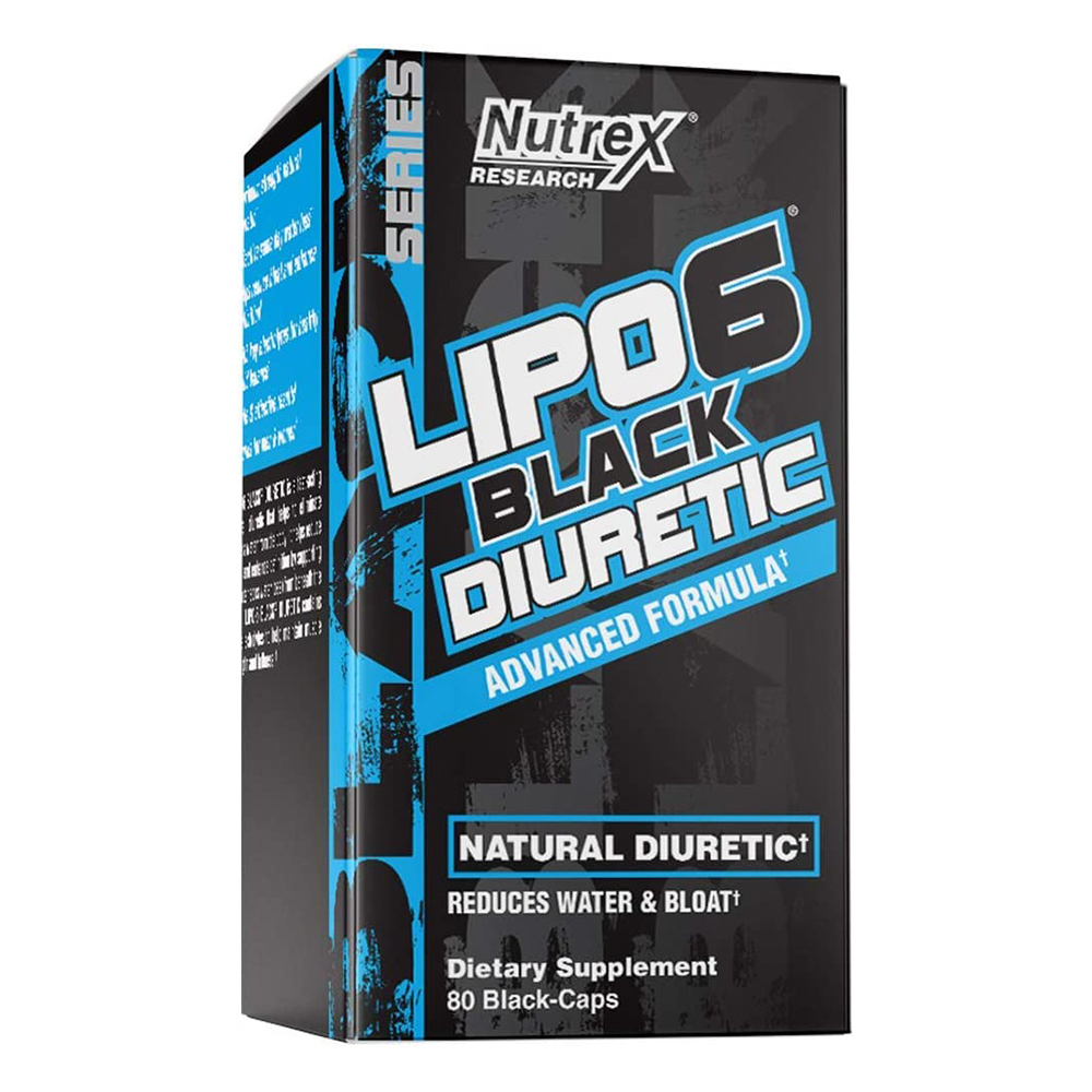 Nutrex Research Lipo-6 Black Diuretic, 80 Capsules