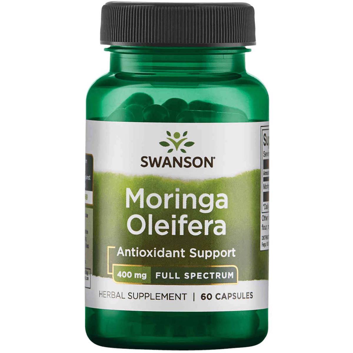Swanson Full Spectrum Moringa Oleifera, 400 mg, 60 Capsules