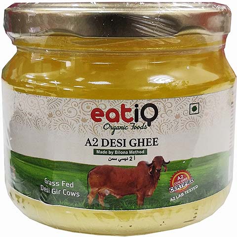 Eatiq Organic Foods A2 Desi Ghee, 300 ML