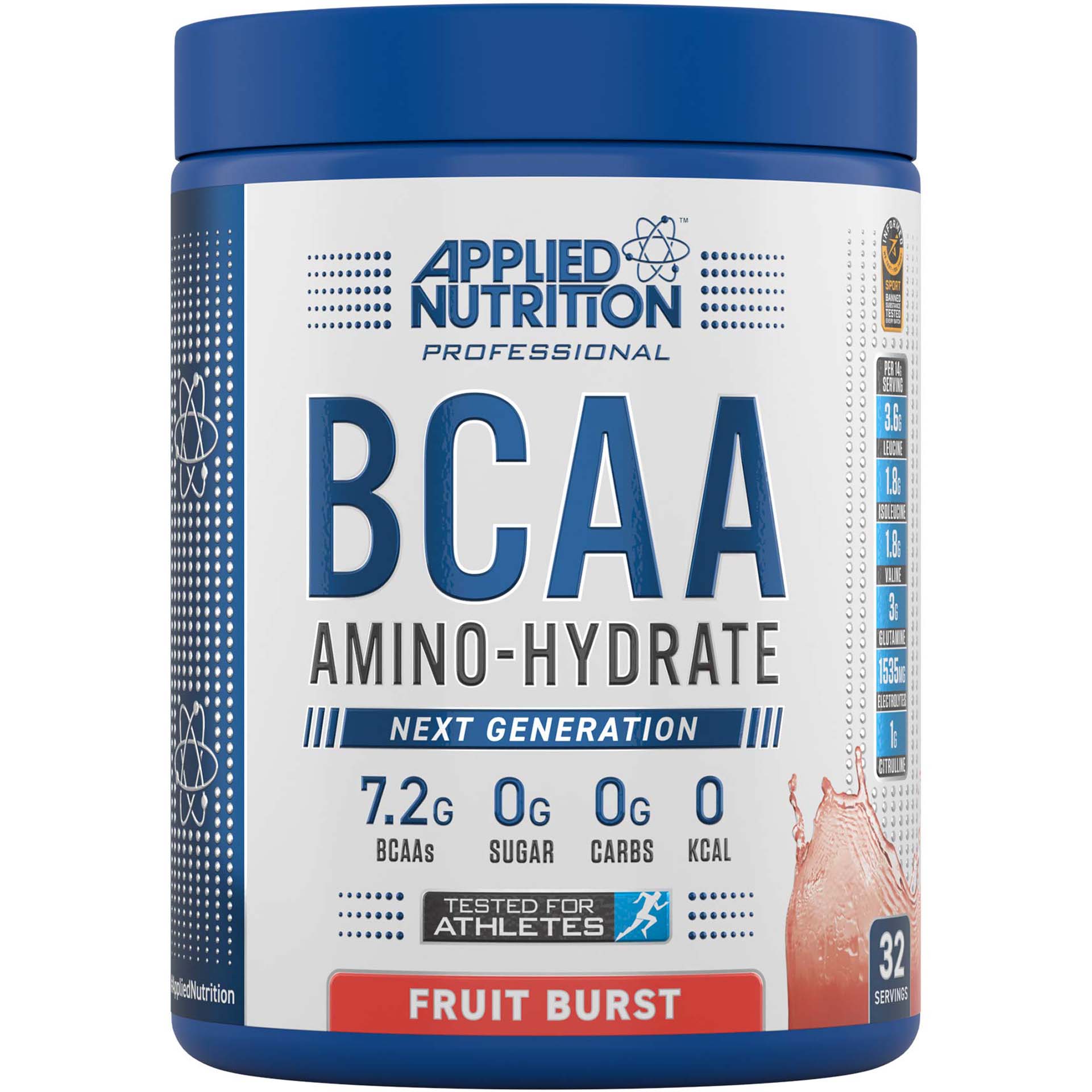 Applied Nutrition BCAA Amino Hydrate, Fruit Burst, 32 Serving