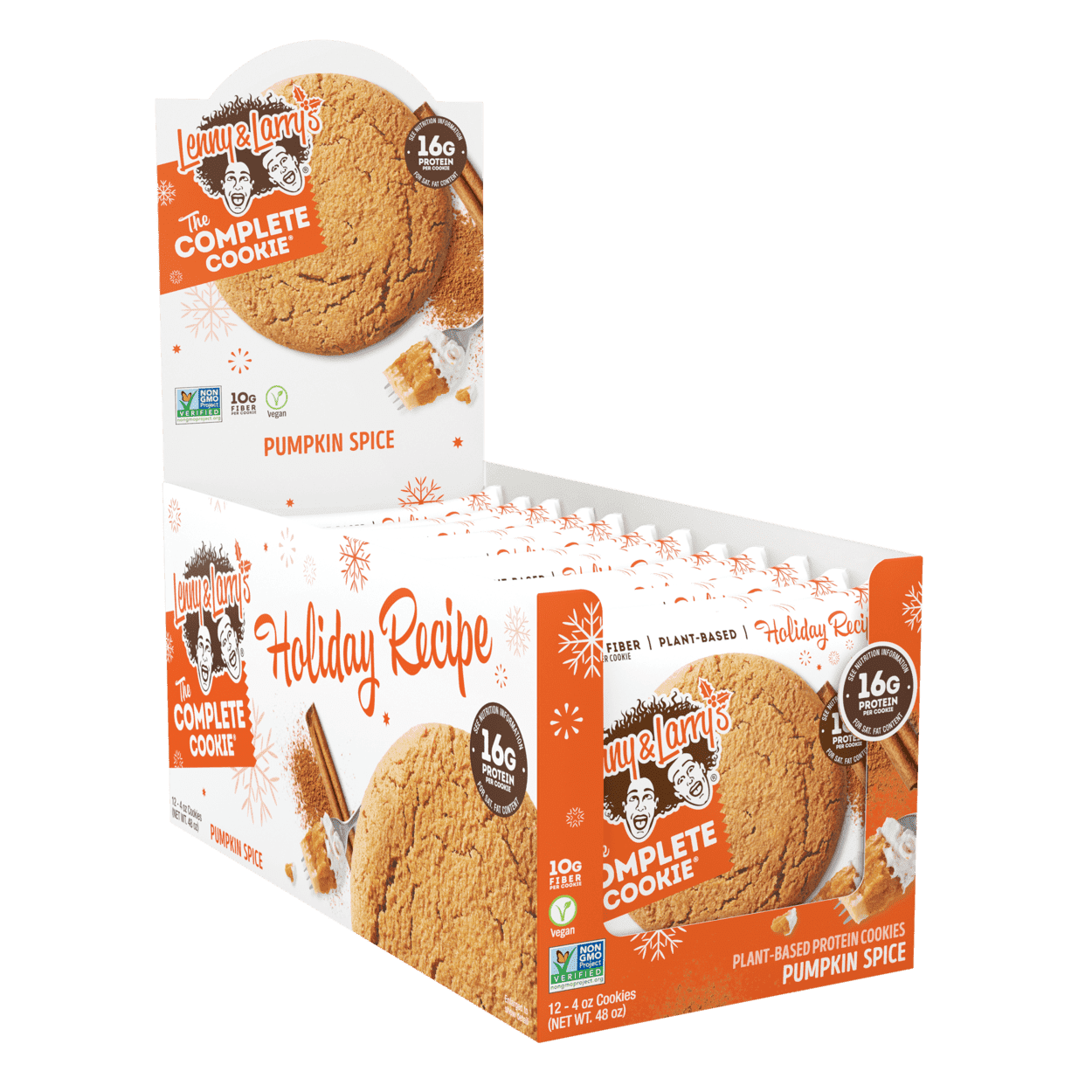 Lenny & Larry’s Complete Cookies, Pumpkin Spice, Box of 12 Pieces