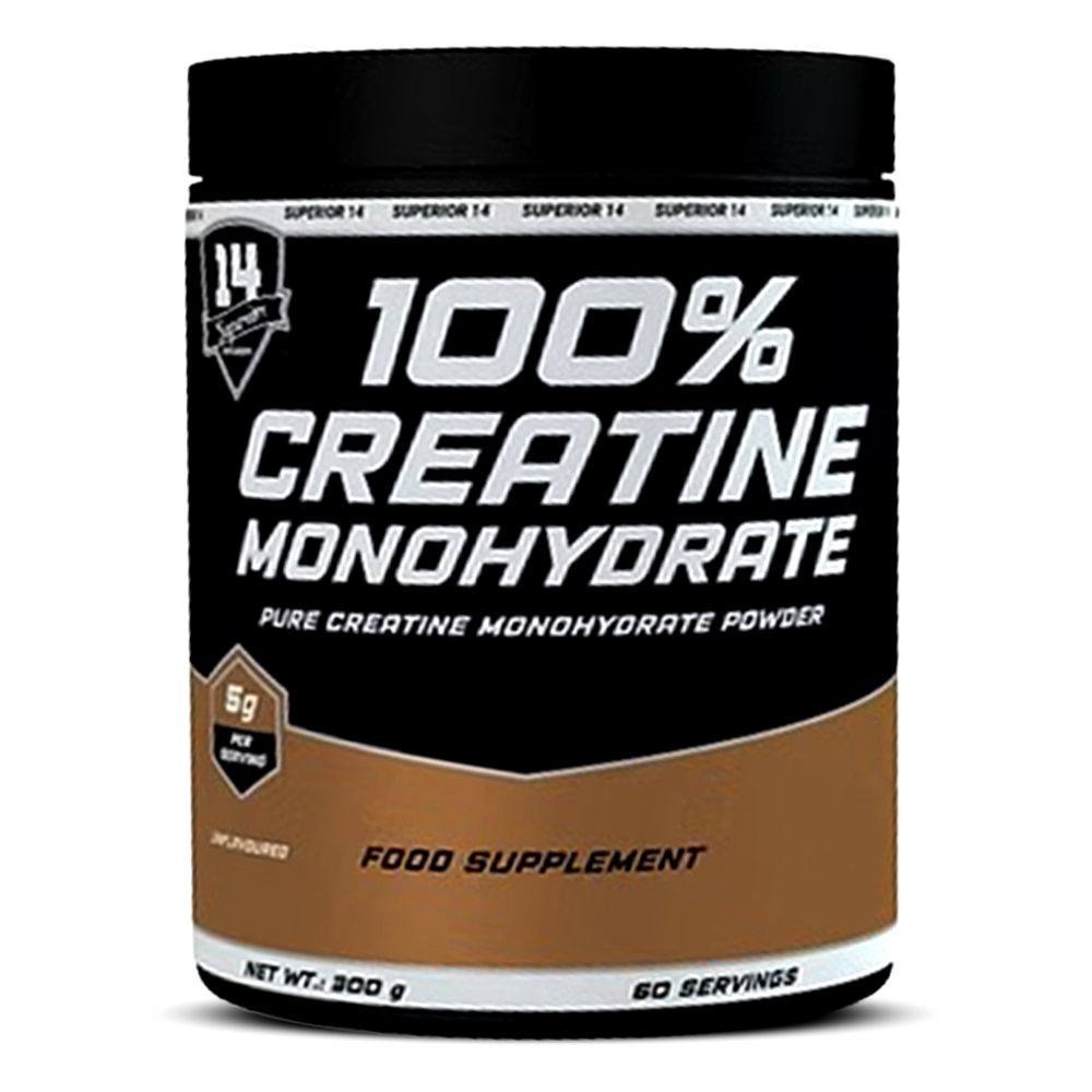 سوبيريور 14 100٪ كرياتين مونوهيدرات, بدون نكهة, 300 جرام, يزيد القوة والطاقة