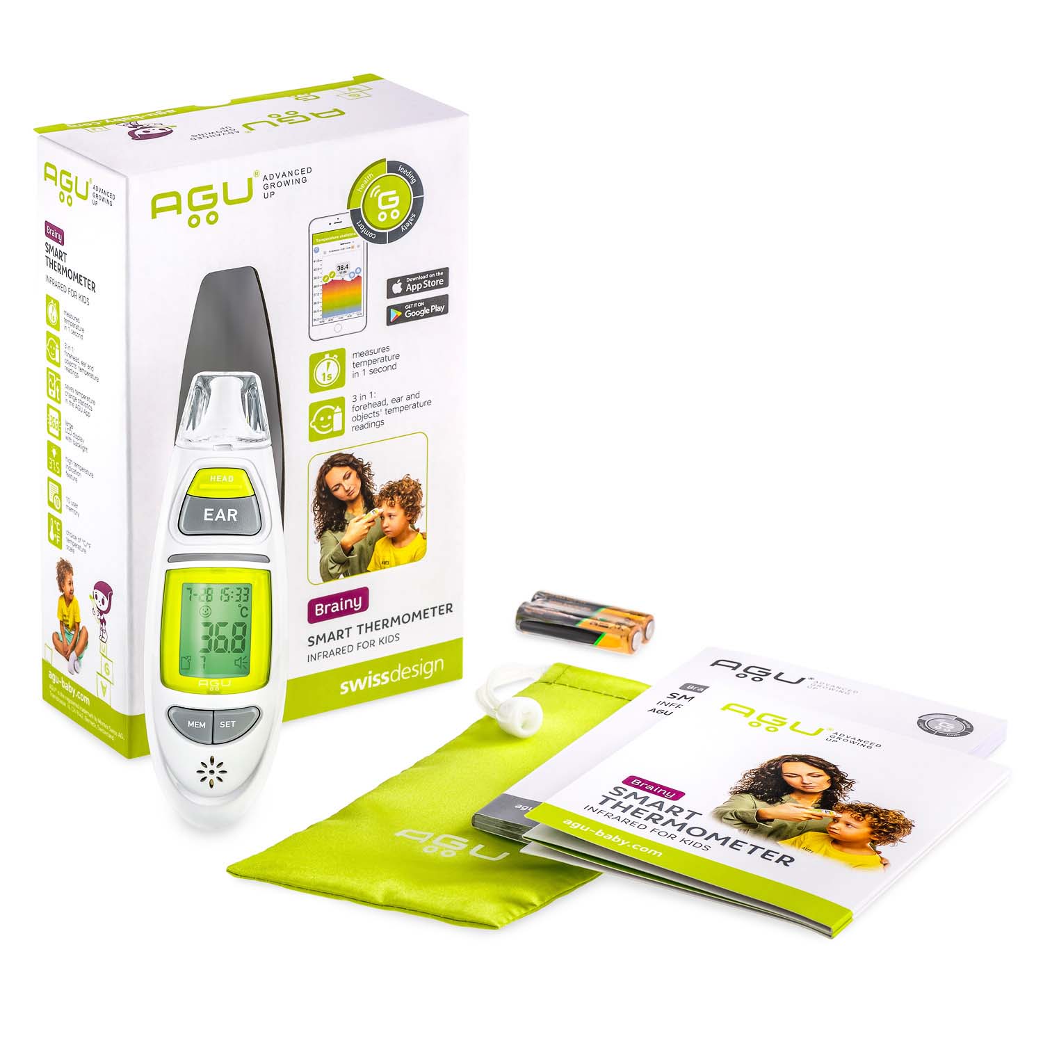 Agu Baby Smart Infrared Thermometer, 1 Piece