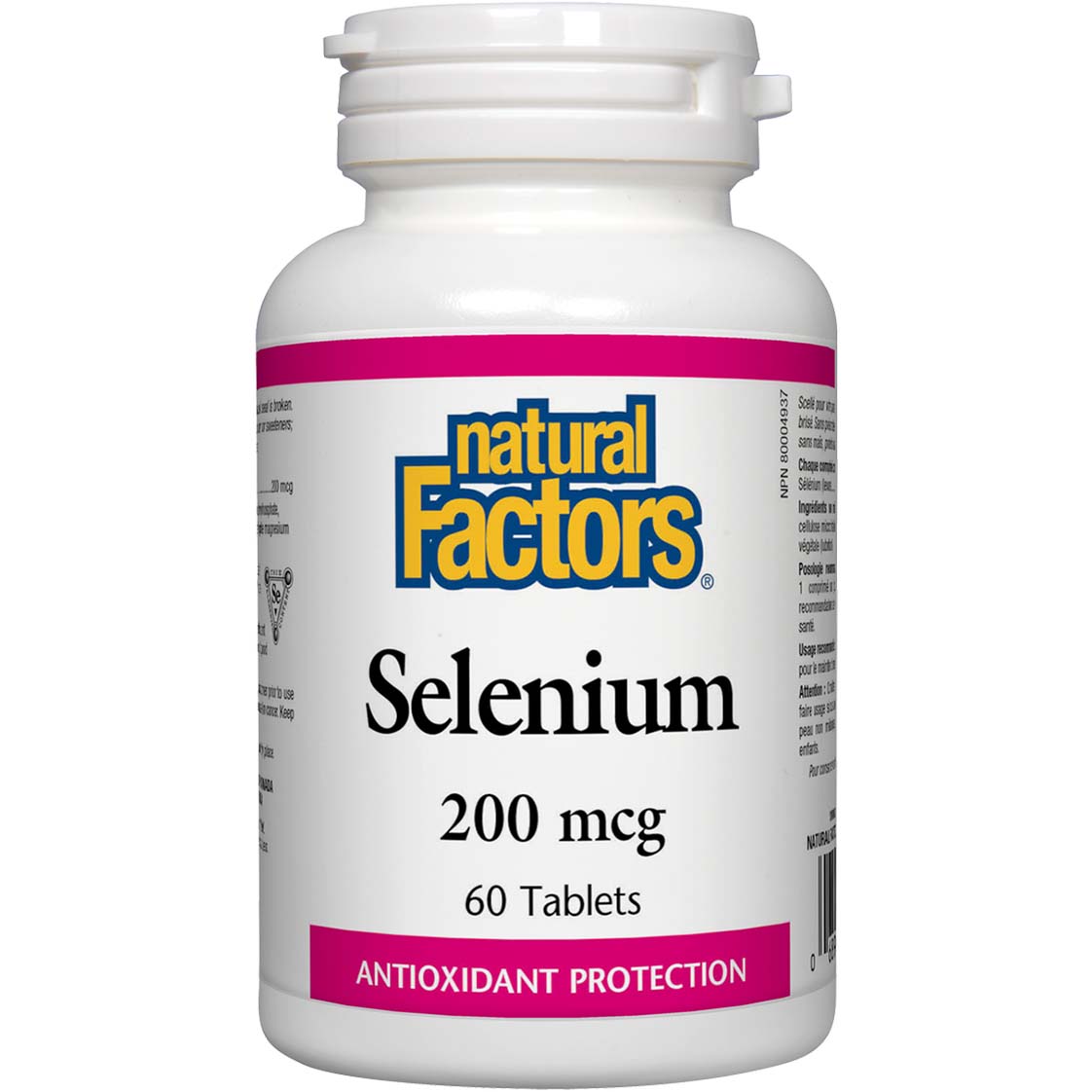 Natural Factors Selenium 60 Tablets 200 mcg