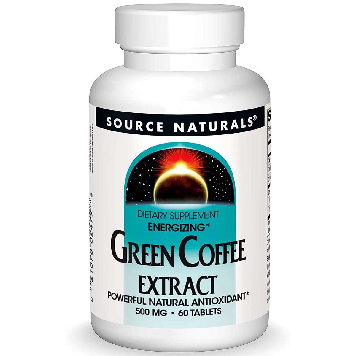 Source Naturals Green Coffee Extract, 500 mg, 60 Tablets