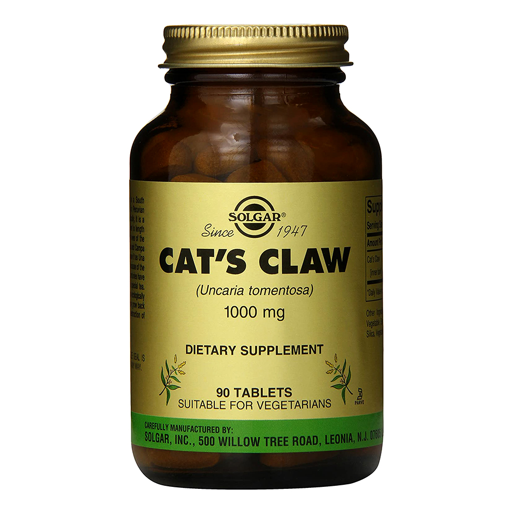 SOLGAR Cat's Claw, 1000 mg, 90 Tablets