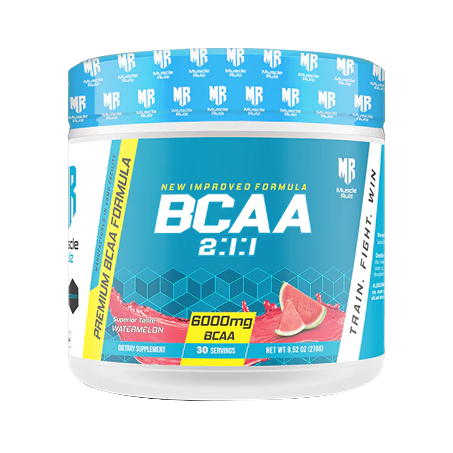 Muscle Rulz Bcaa, Watermelon, 30, Supports Muscle Growth, Supports Recovery