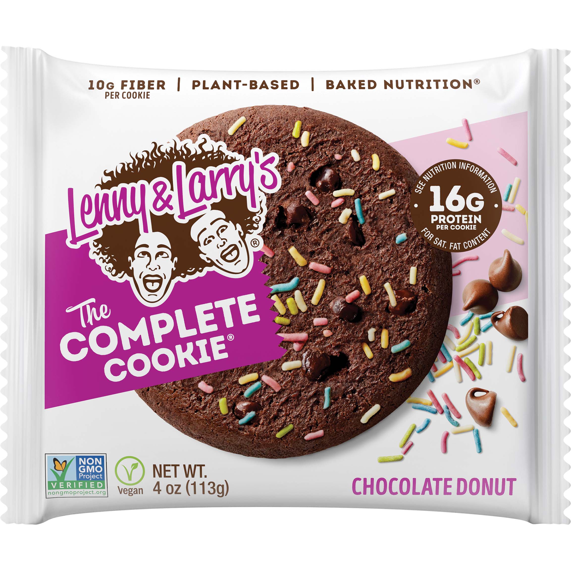 Lenny & Larry’s Complete Cookies 1 Piece Chocolate Donut