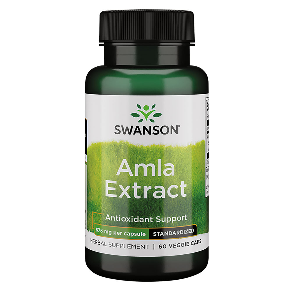 Swanson Amla Extract, 60 Veggie Capsules, 575 mg
