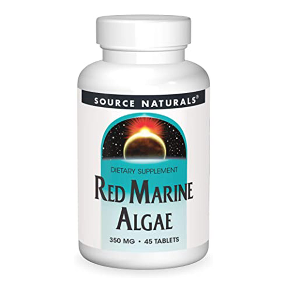 Source Naturals Red Marine Algae 45 Tablets 350 mg