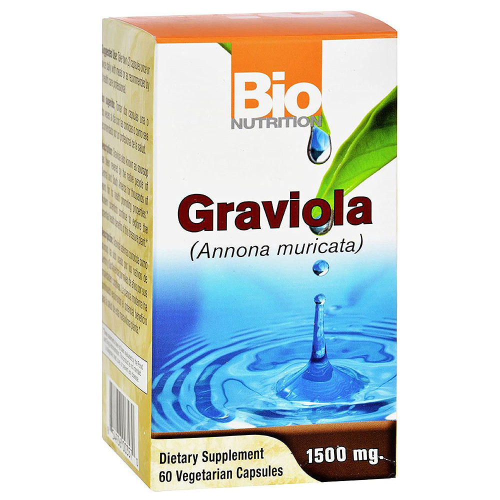 Bio Nutrition Graviola, 60 Vegetable Capsules, 1500 mg