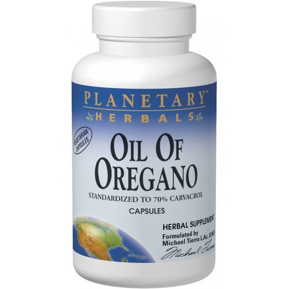 Planetary Herbals Oil of Oregano 30 Veggie Capsules