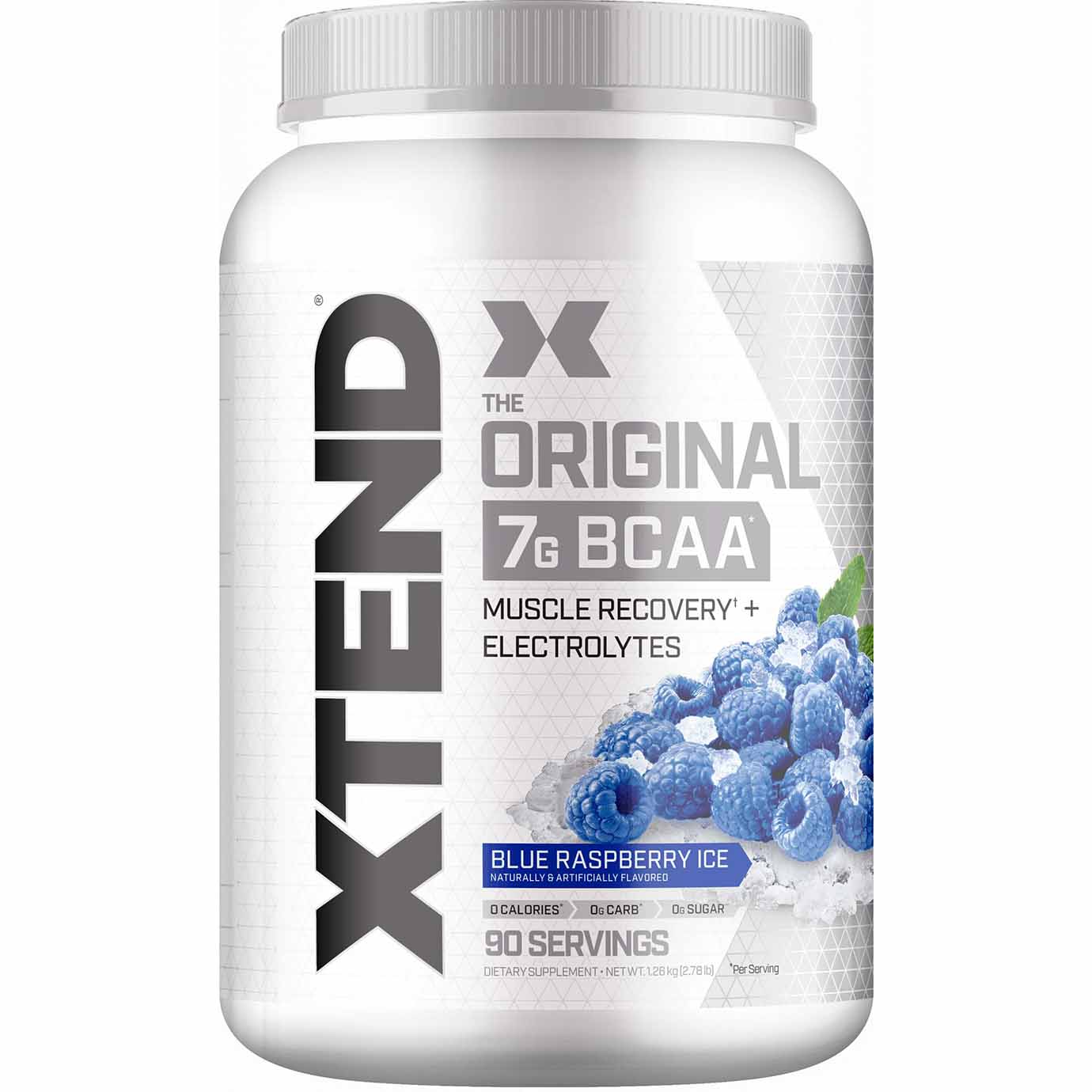 Xtend Original BCAA, Blue Raspberry Ice, 90