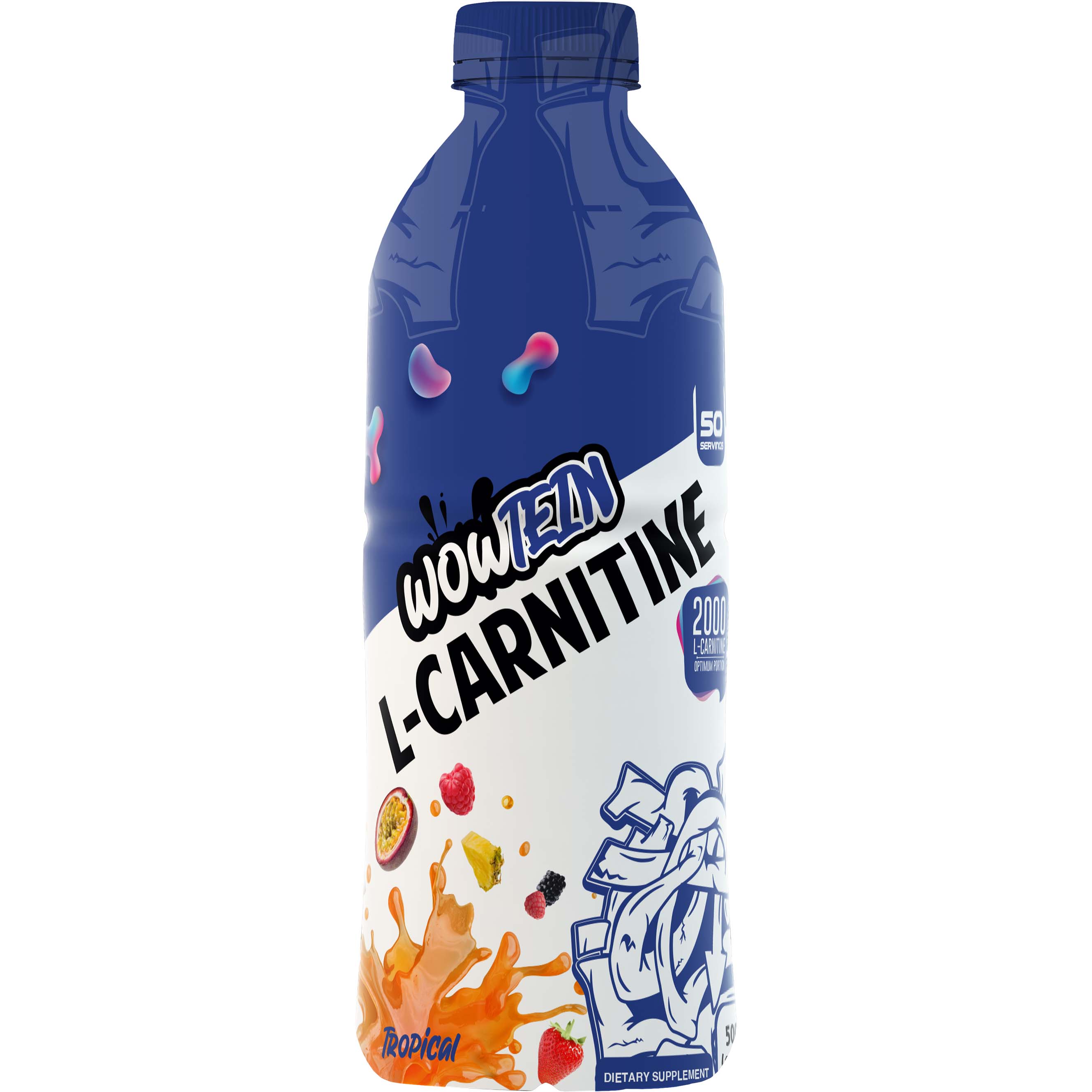 Wowtein L Carnitine, Tropical, 4000 mg