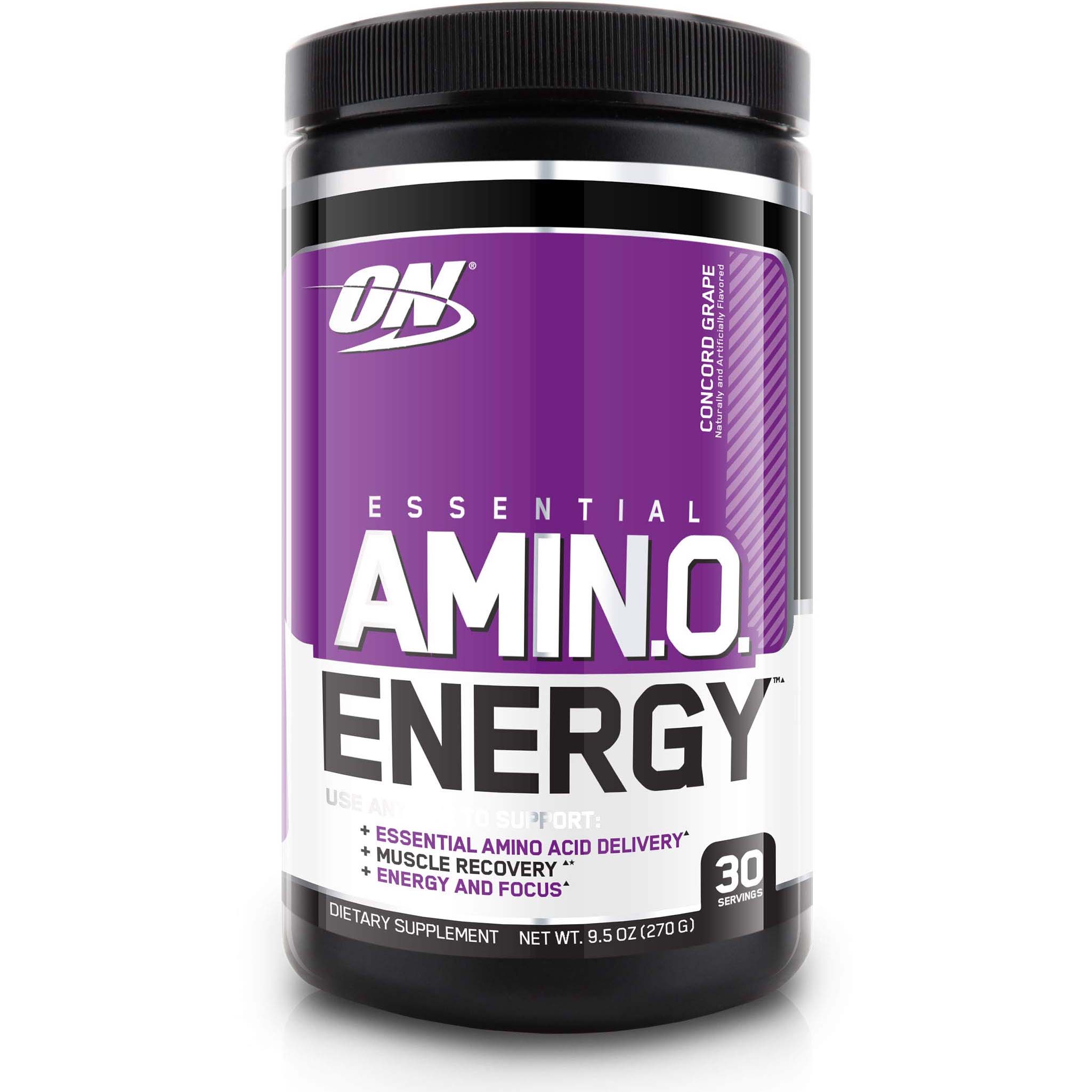 Optimum Nutrition Amino Energy, Concord Grape, 30