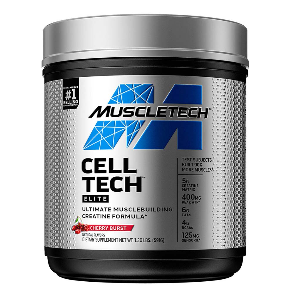MuscleTech Cell Tech Elite Creatine Formula, Cherry Burst, 1.3 Lb