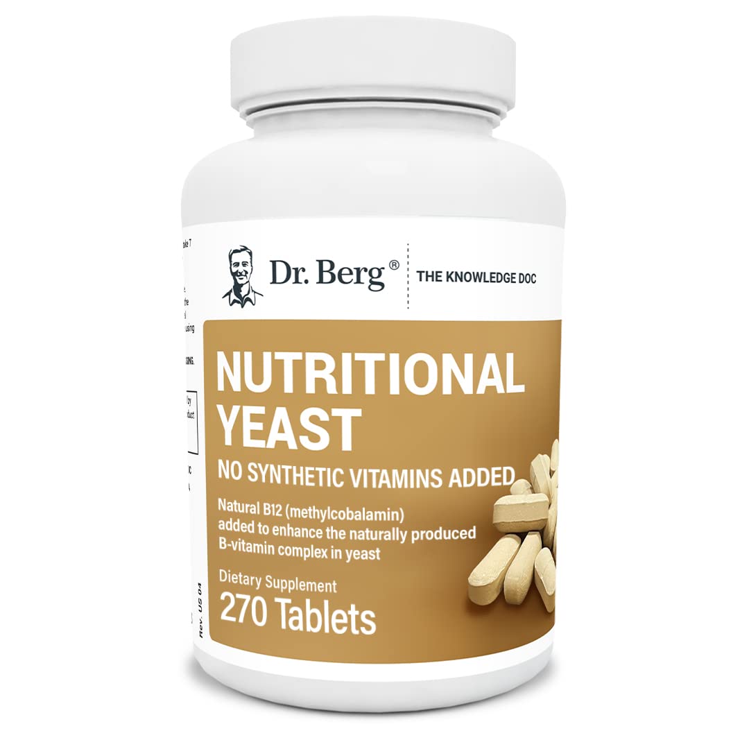 Dr.Berg Nutritional Yeast, 270 Tablets