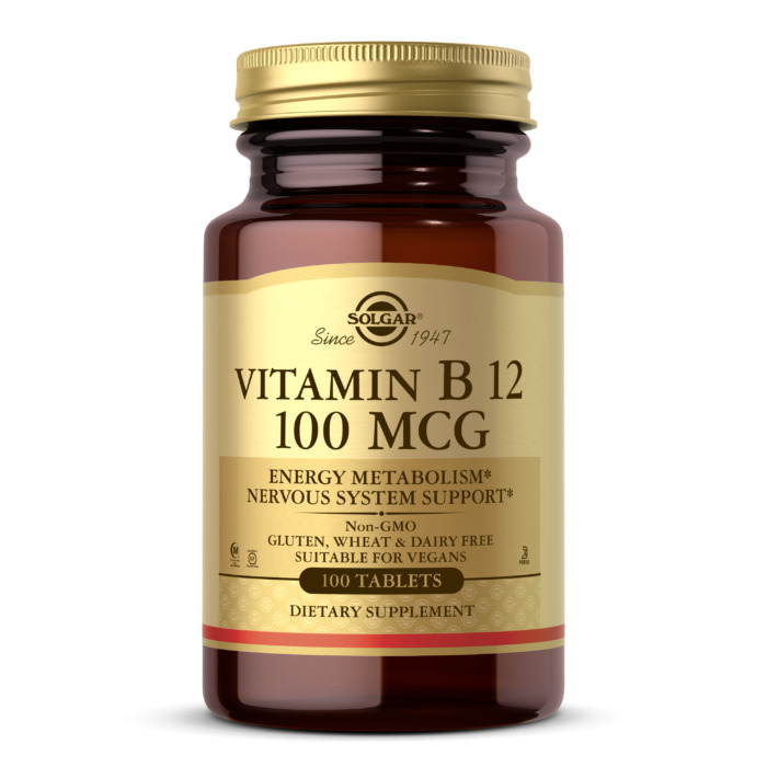 Solgar Vitamin B12 100 Tablets 100 mcg