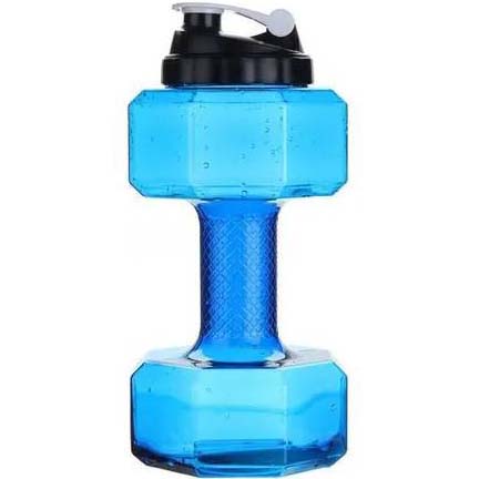 Laperva Dumbbell Shaker, Blue, 2.5 L