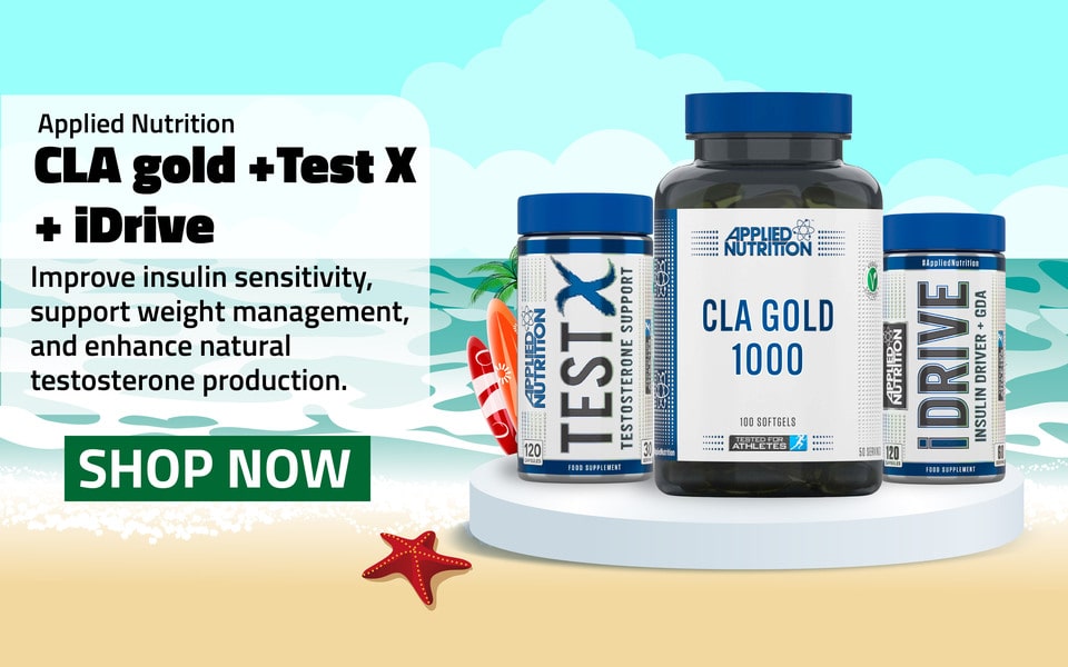Applied Nutrition CLA gold , Test X , iDrive