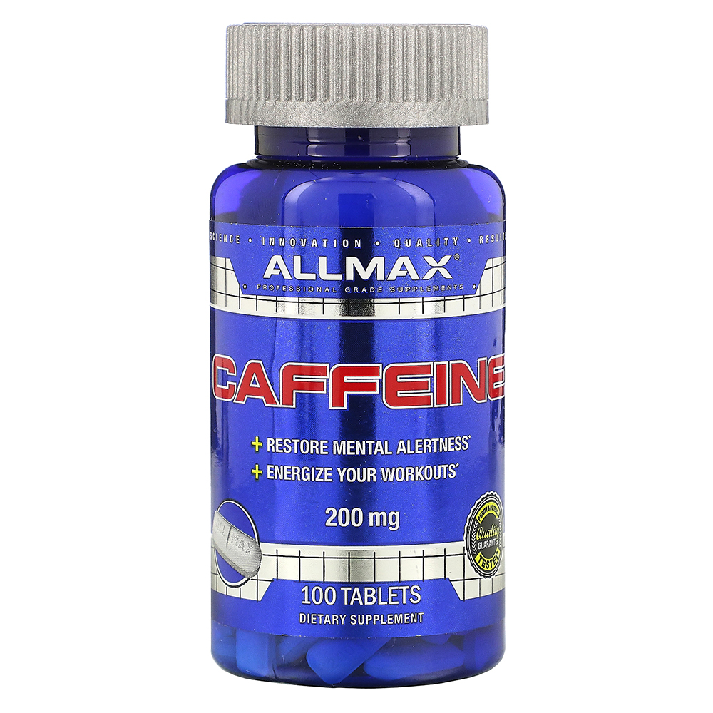 ALLMAX Caffeine, 200 mg, 100 Tablets