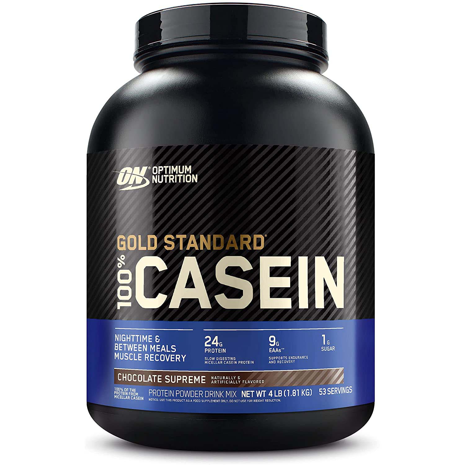 Optimum Nutrition Gold Standard 100% Casein, Chocolate Supreme, 4 LB