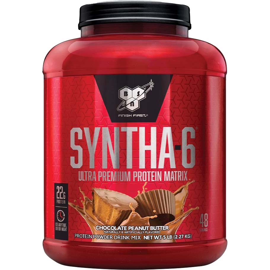 BSN Syntha-6 Whey Protein 5 LB Chocolate Peanut Butter