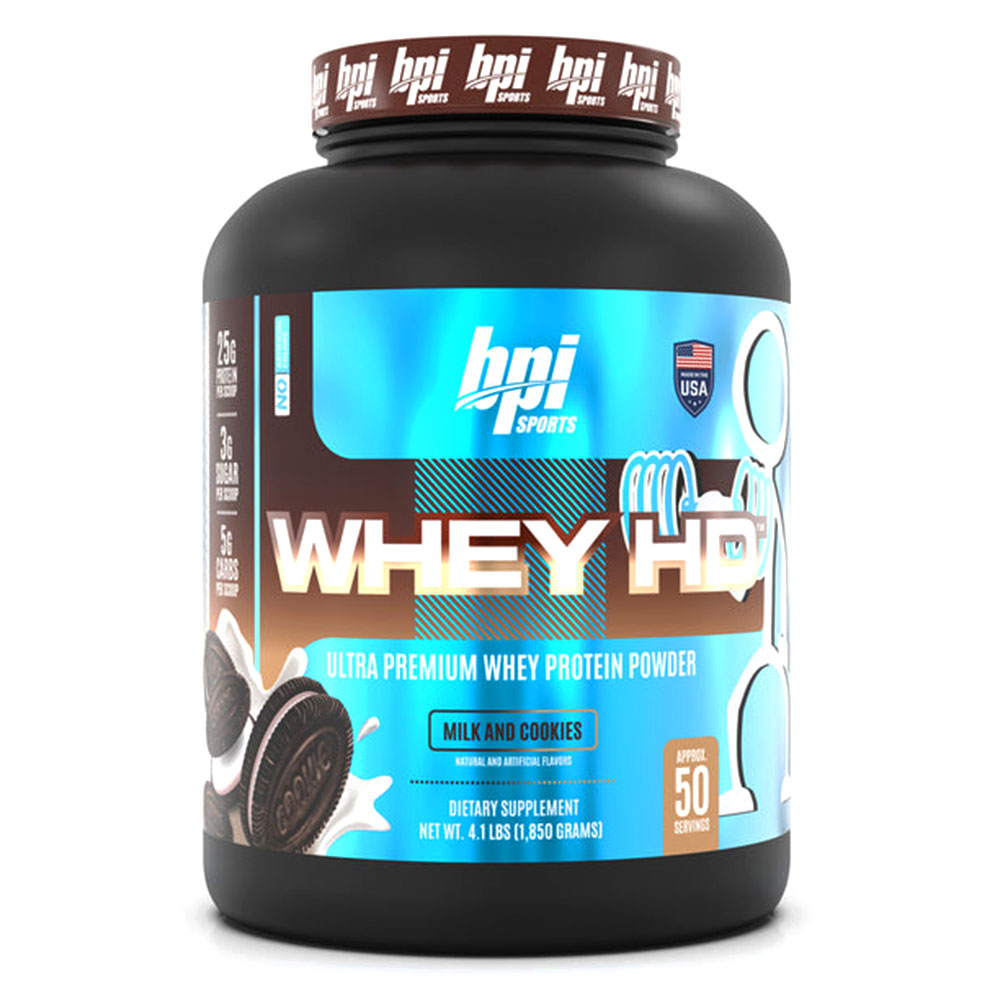 bpi Sports Whey HD, Milk And Cookies, 4.1 Lb
