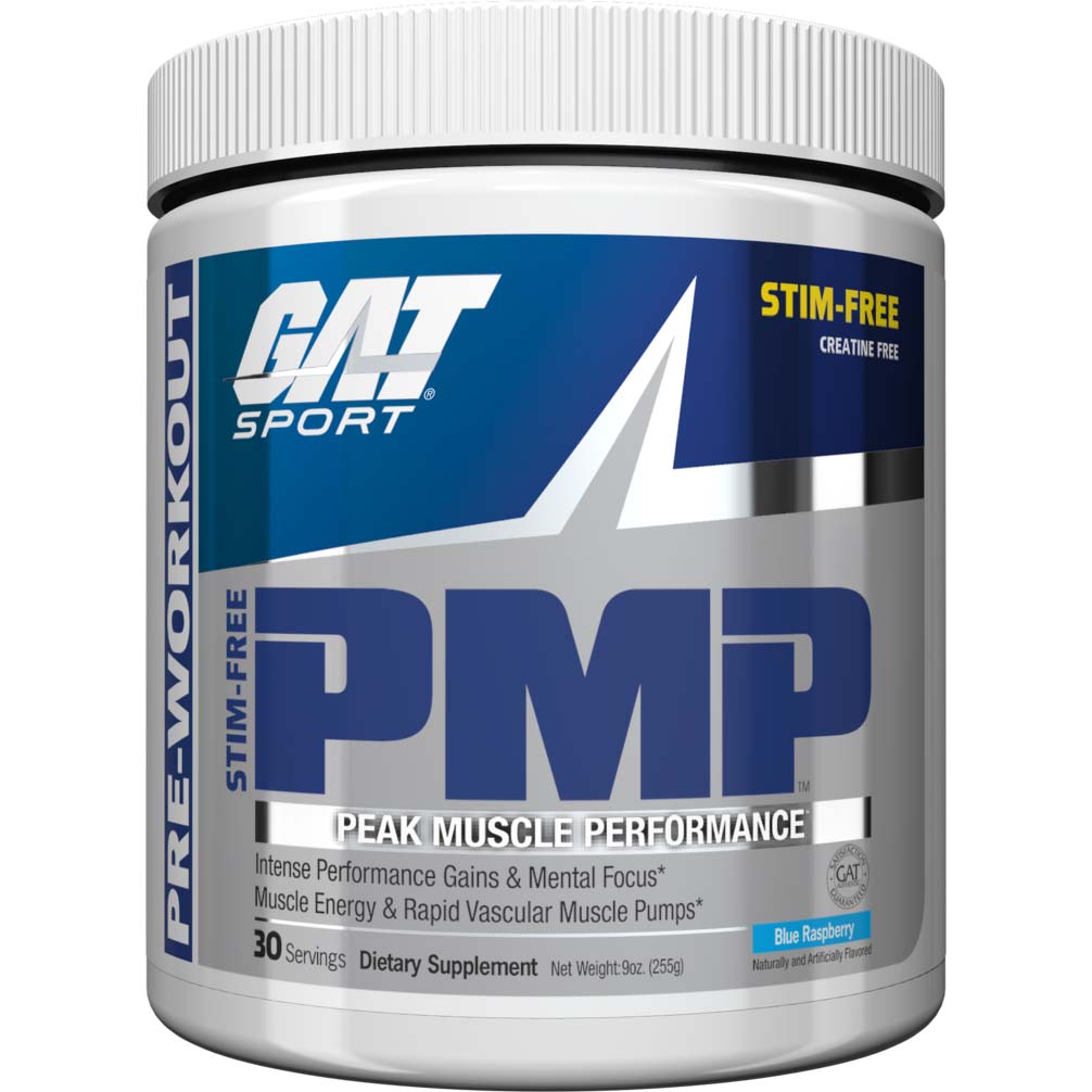 Gat Sport PMP Stim-Free Pre-Workout 30 Blue Raspberry