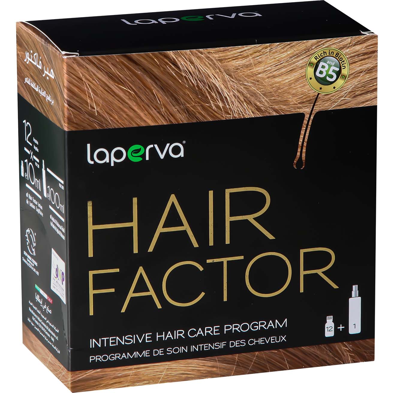 Laperva Hair Factor, 12 Ampoules