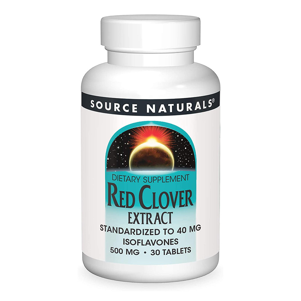 Source Naturals Red Clover Extract, 500 mg, 30 Tablets