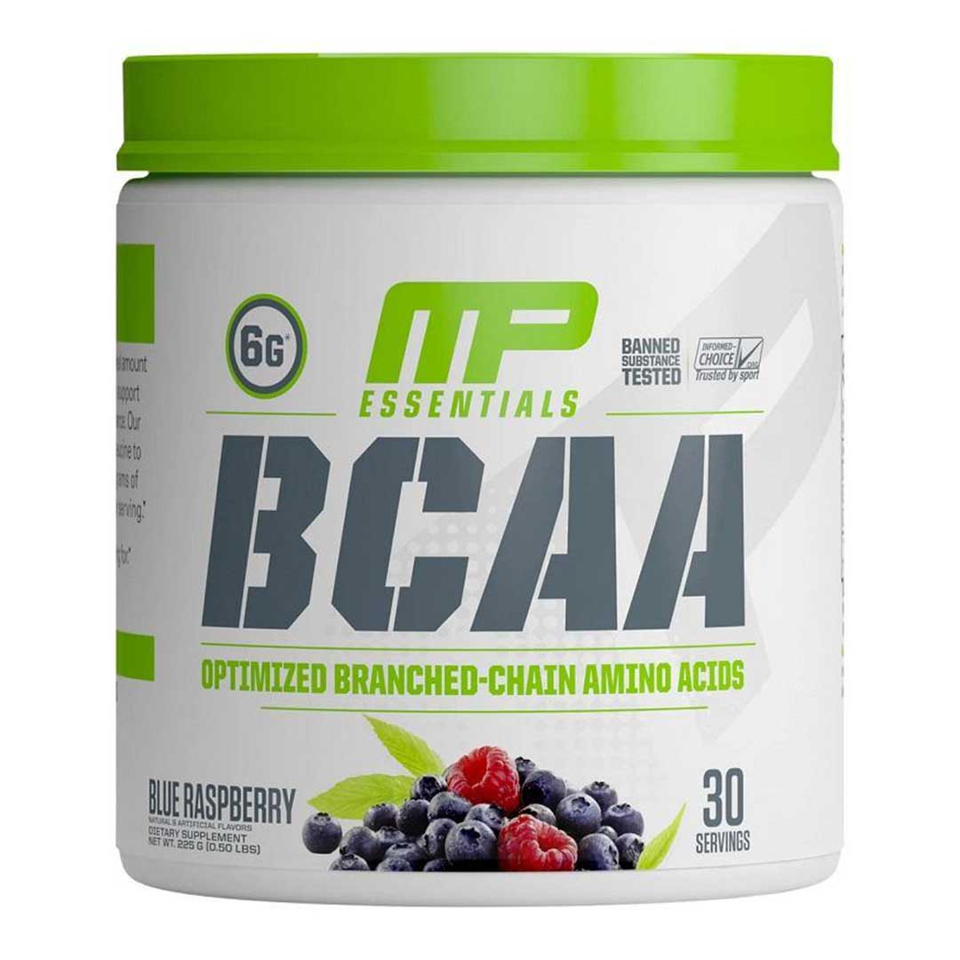 MusclePharm Essentials BCAA, Blue Raspberry, 30