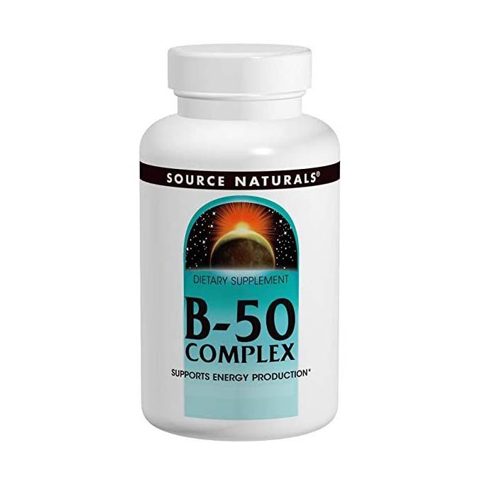 Source Naturals B-50 Complex, 50 mg, 50 Tablets