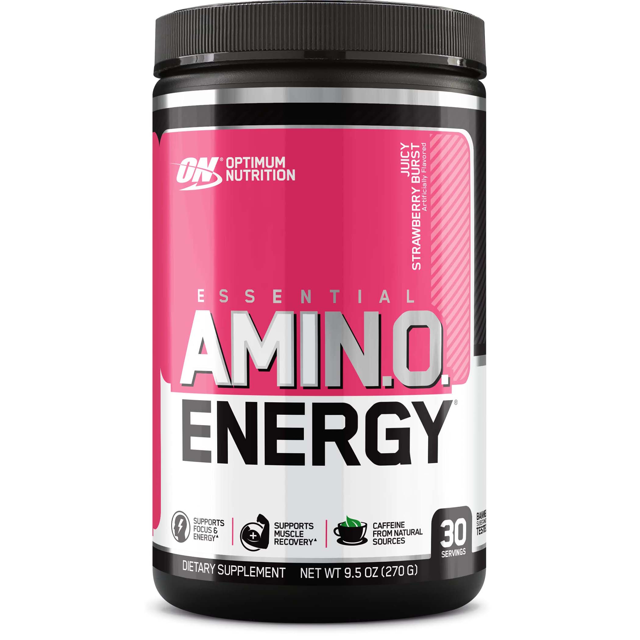 Optimum Nutrition Amino Energy, Juicy Strawberry, 30