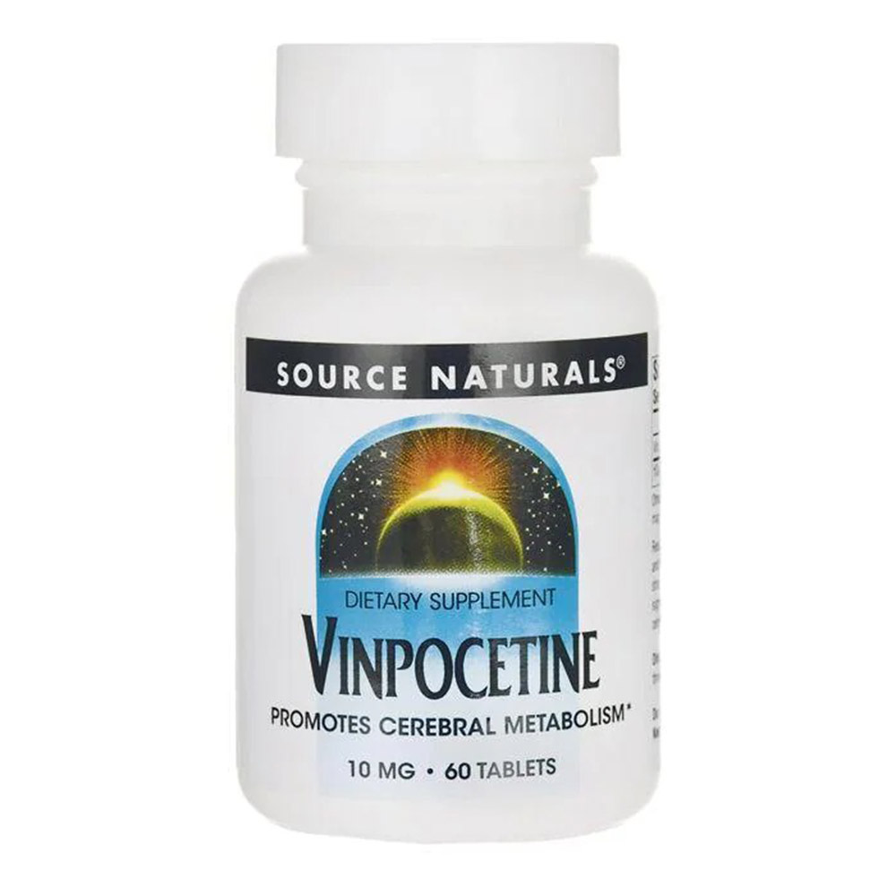 Source Naturals Vinpocetine, 10 mg, 60 Tablets