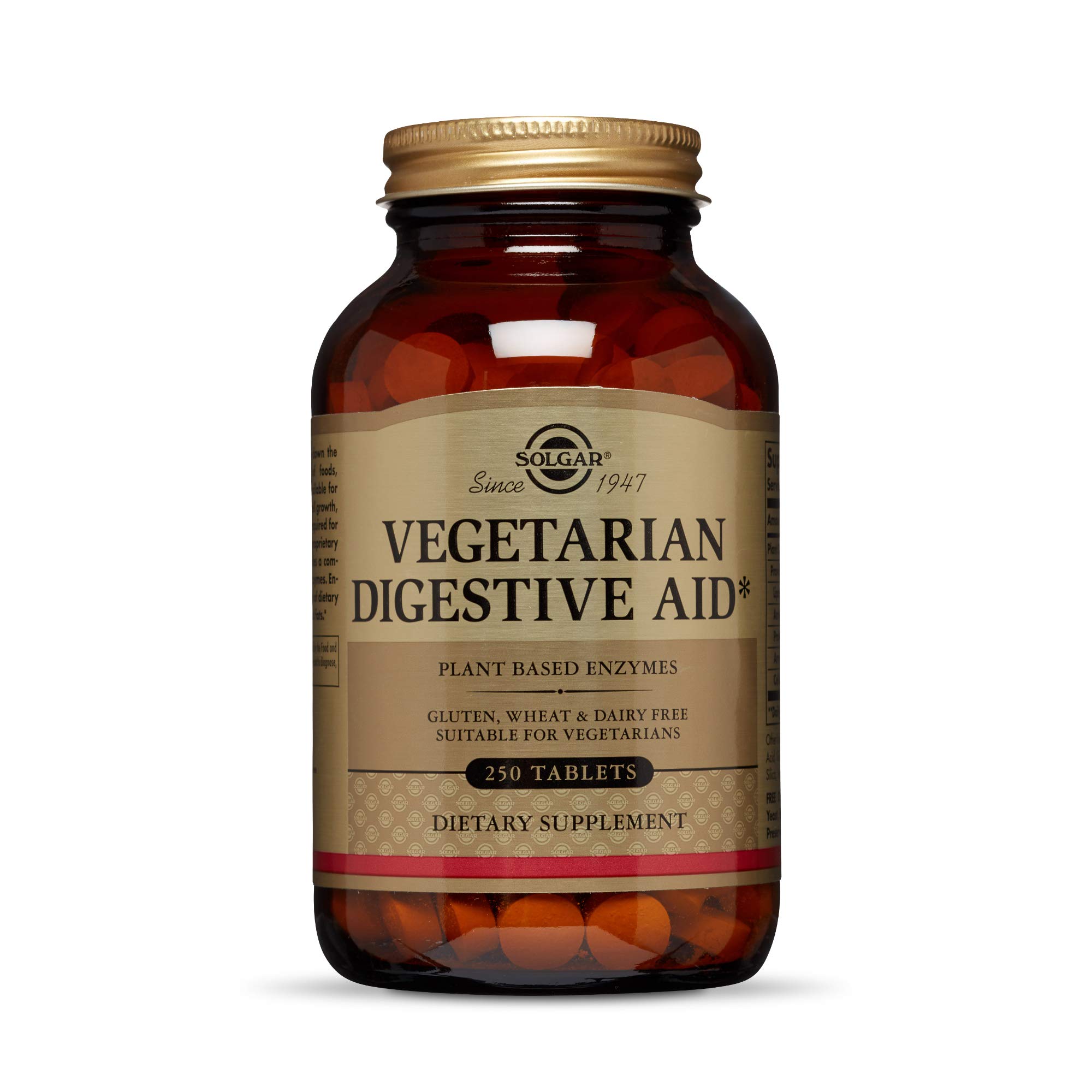 Solgar Vegetarian Digestive Aid, 250 Tablets