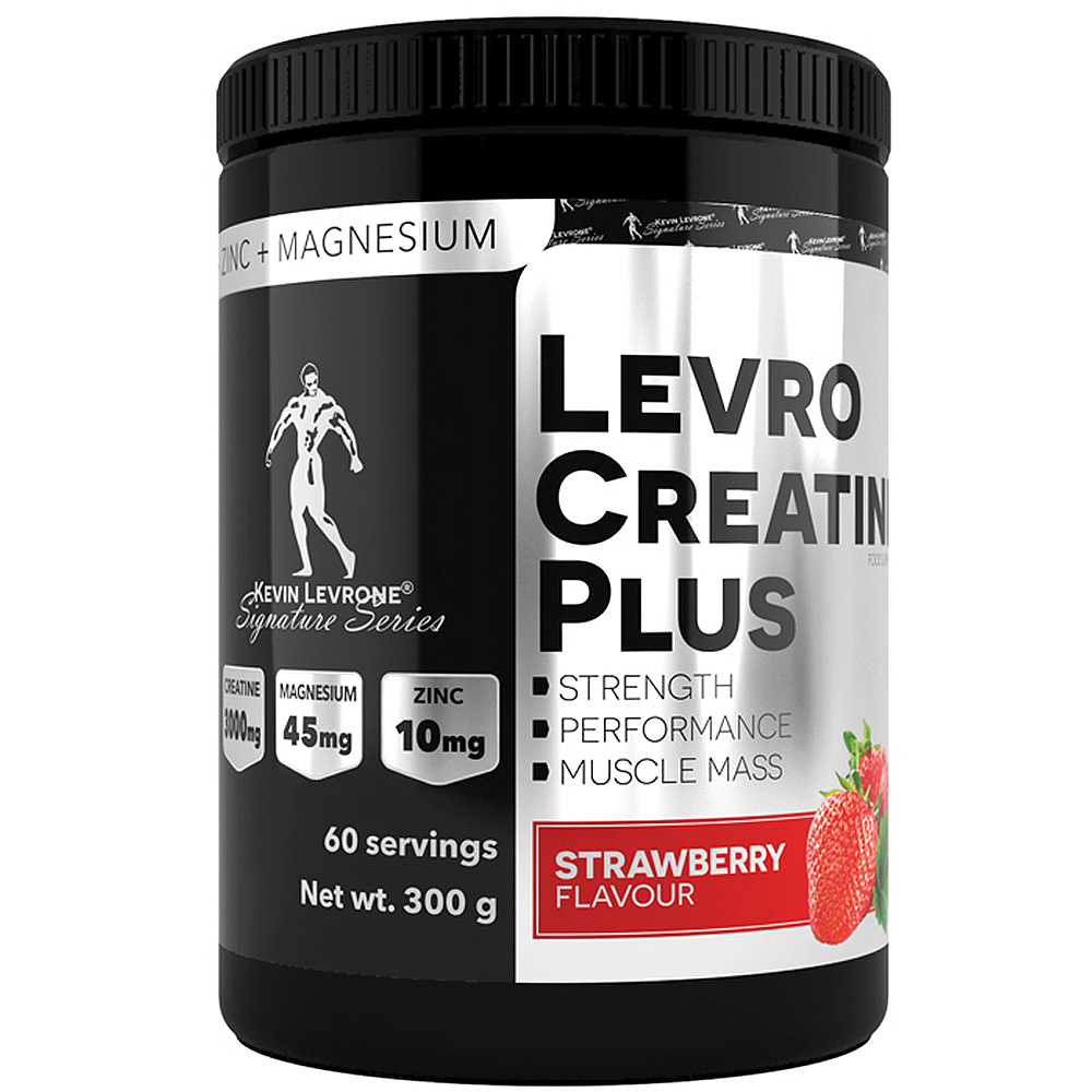 Kevin Levrone Levro Creatine Plus, Strawberry, 300 Gm