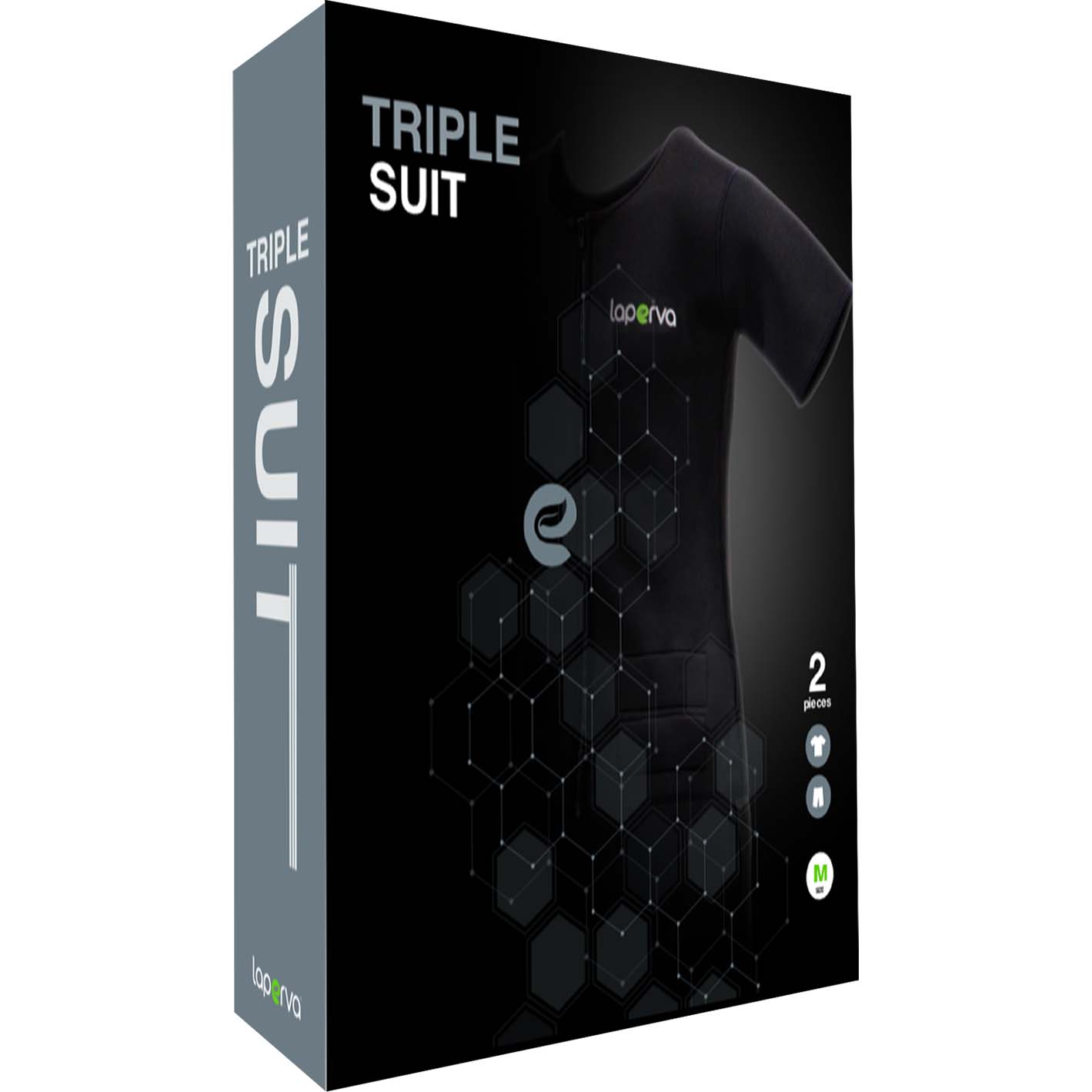 Laperva Triple Suit, M, Black