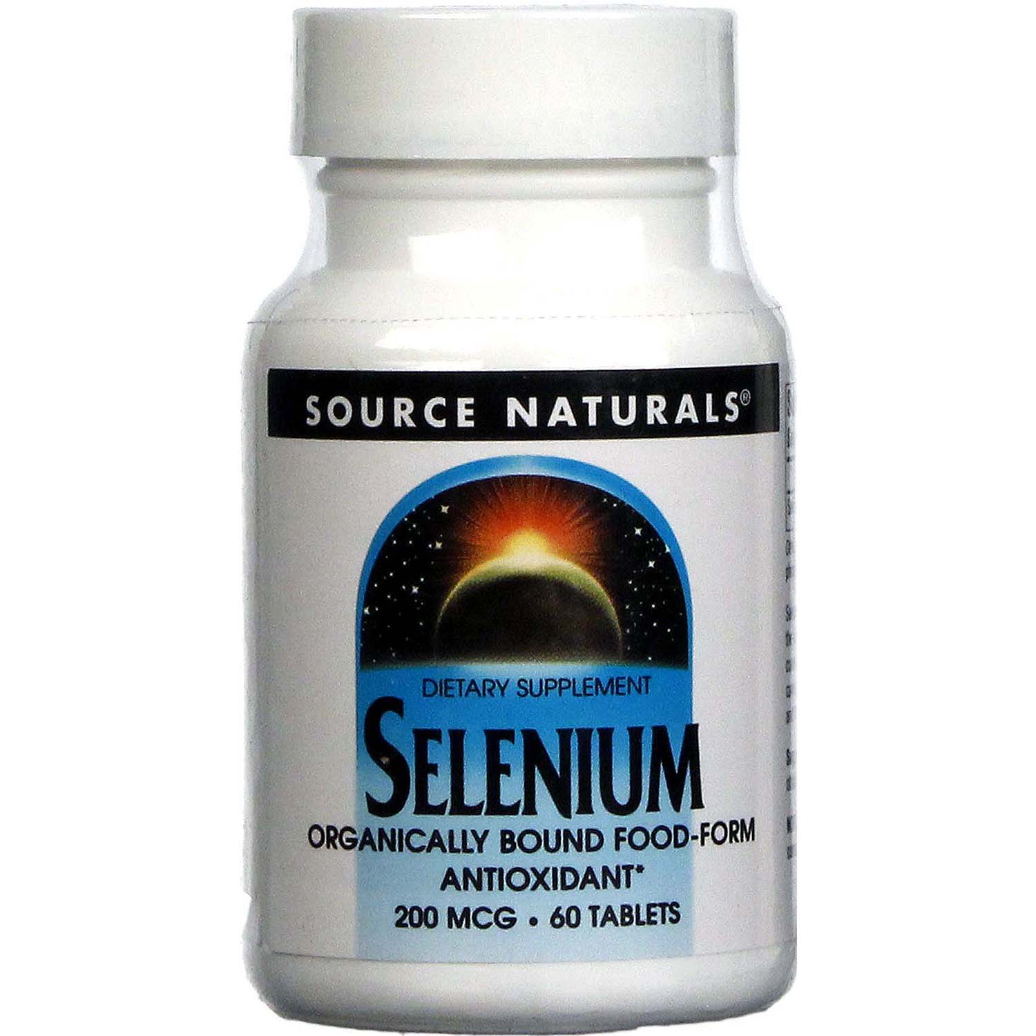 Source Naturals Selenium 60 Tablets 200 mcg
