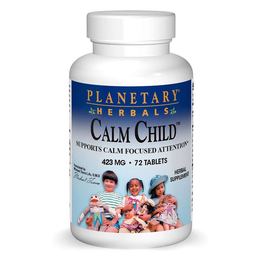 Planetary Herbals Calm Child 72 Tablets 432 mg