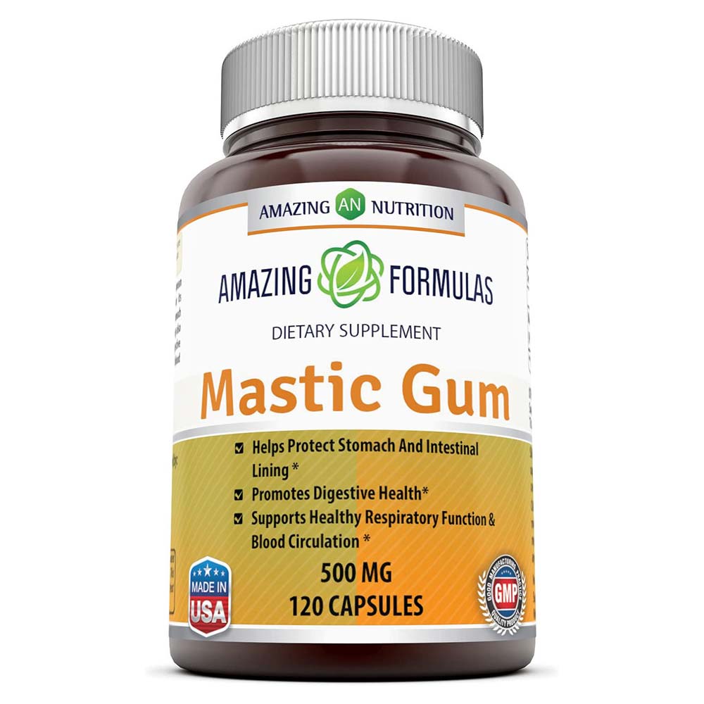 Amazing Formulas Mastic Gum, 60 Capsules, 1000 mg