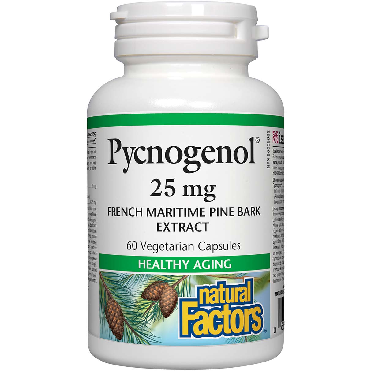 Natural Factors Pycnogenol 60 Capsules 25 mg