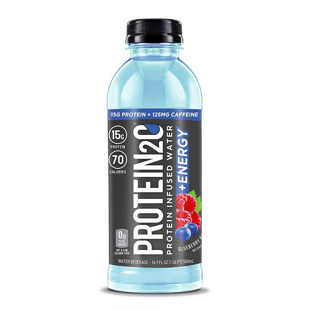 Protein2o Protein Infused Water Plus Energy 500 ML Blueberry Raspberry