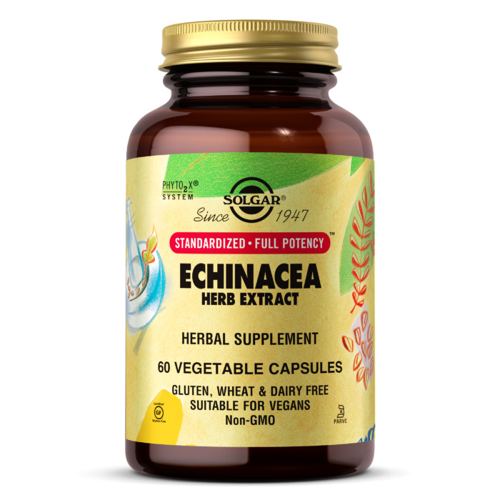 Solgar Sfp Echinacea Herb Extract, 60 Vegetable Capsules