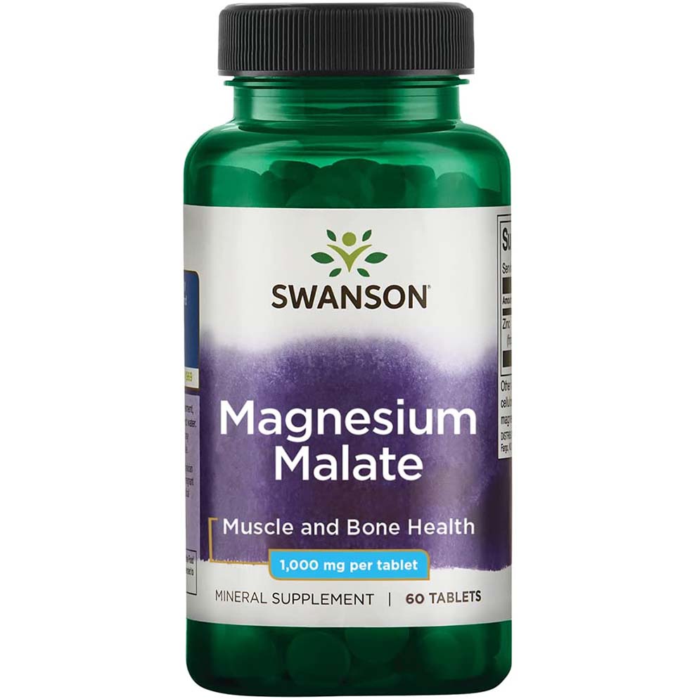 سوانسون ماغنسيوم مالات 60 حبة 1,000 ملجم