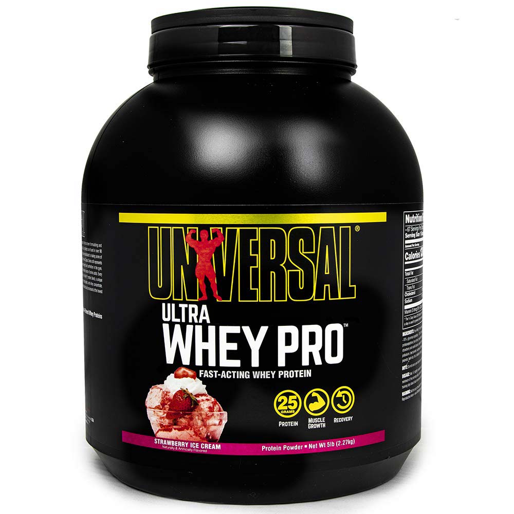 Universal Nutrition Ultra Whey Pro, Strawberry Ice Cream, 5 LB