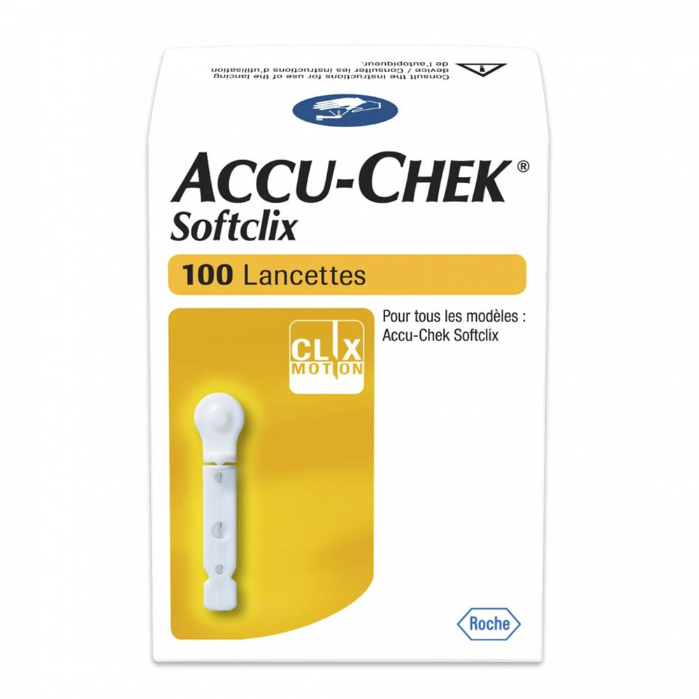 Accu-Chek Softclix, 100 Lancets