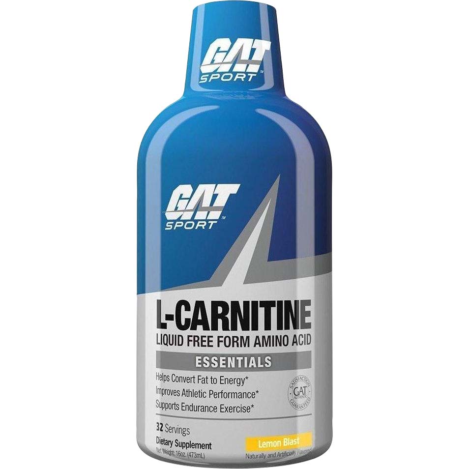 GAT Sport L-Carnitine Liquid, Lemon Blast, 1500 mg