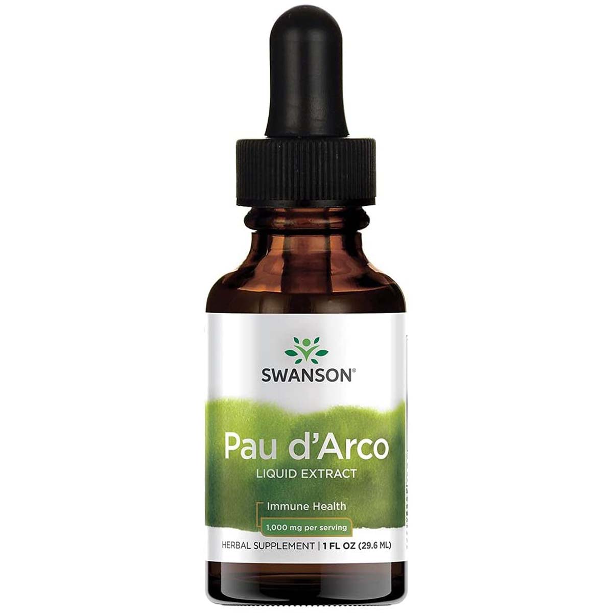 Swanson Pau D'Arco Liquid Extract, 1 mg, 29.6 ML
